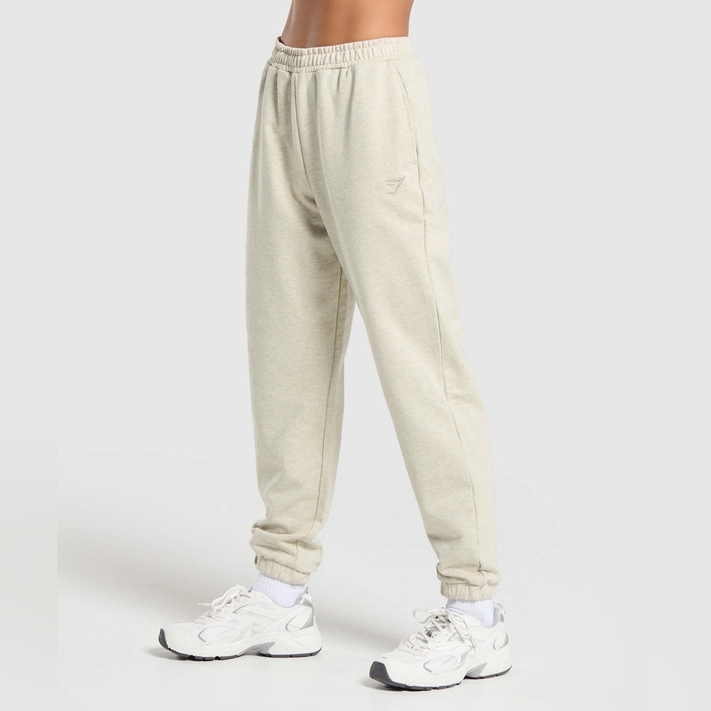 Gymshark Rest Day Sweats Joggers - Beige Marl